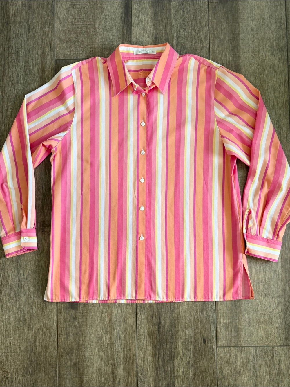 Foxcroft Wrinkle Free Button Down Dress Shirt size 12
